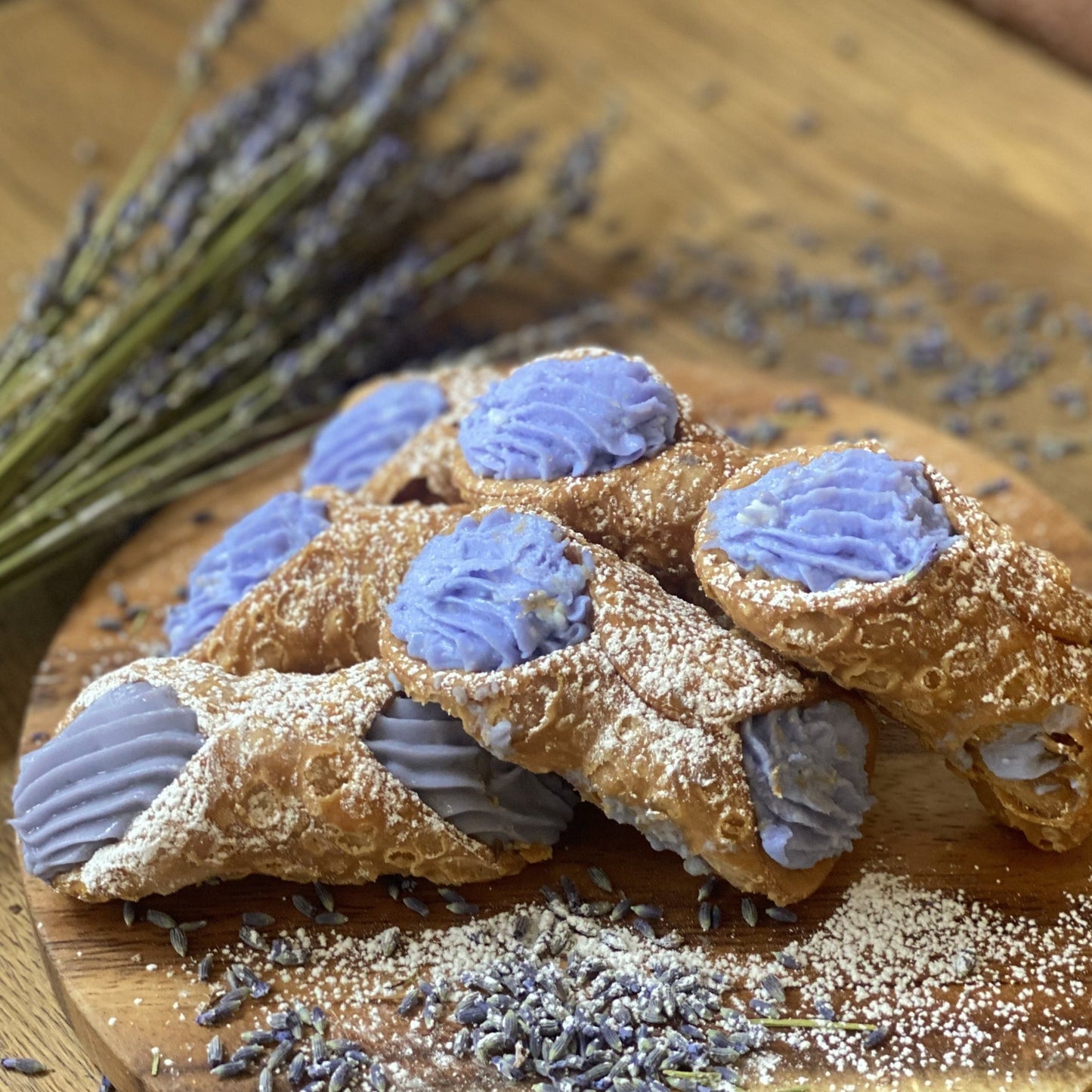 Lavender Cannoli